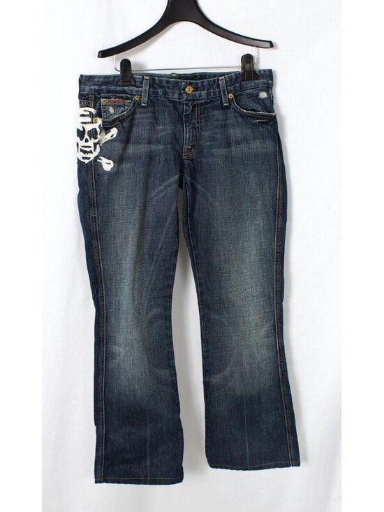 7 For All Mankind Denim - 7 For All Mankind Skull Women's Jeans Size 31